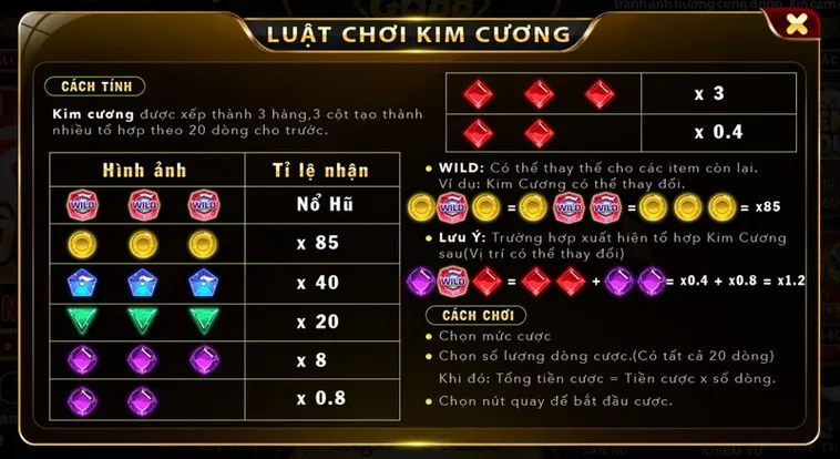 Trải Nghiệm Đỉnh Cao Với Trò Chơi Nổ Hũ Kim Cương Tại Galaxy6623